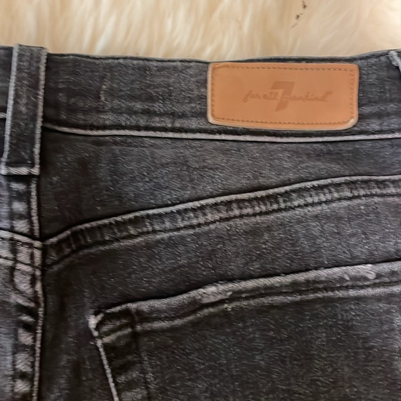 Seven For All Mankind Luxe Vintage Skinny Jean - Washed Black - 27 - Picture 5 of 7